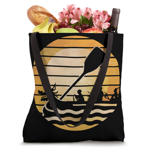 Dragon Boat Paddler Tote Bag for Dragon Boat Racing and Dragonboating Enthusiasts A Practical Gear Carrier with paddling design.