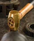 Non Sparking Brass Hammer 18 Inch 5 Pound USA Made With Wood Handle And Double Faced Head This Go To Tool For Hazardous Areas Keeps Sparks