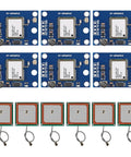 Six Pack GY-NEO6MV2 Neo-6M GPS Module for Drones and DIY Projects 3V-5V Compatible Ceramic Antenna EEPROM Ready Set