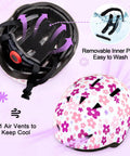Toddler Bike Helmet For Kids That Keeps Heads Safe With A Strong PC Shell And Thick EPS Foam CPSC 1203 And ASTM F1447 Certified