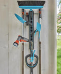 Ditch The Mess With This Slick Wall Rack Built For Garden Tools And Hand Pruners Zero Drama Garage Organization Kit holding shovels and pruners.