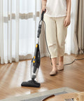 Person using Blaze 3 In 1 Stick Vacuum Cleaner With Powerful Suction Lightweight Four Pound Handheld For Quick Cleanups On The Go