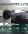 Universal Level 2 J1772 EV Charger Cover Tough As Nails Heavy Duty Outlet Guard with UV-resistant wall connector cover
