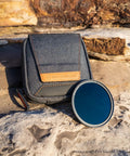 Super Handy Waterproof Camera Lens Filter Pouch Holds Up To Four 95mm ND UV CPL Solar Filters With Durable Rip Resistant Fabric