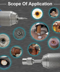 Close-up showing the Beast 19 Piece Bolt And Screw Extractor Set for rusted, stripped, broken screws and bolts in various applications.