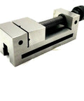 Pro Grade Vise V-Groove Bench Clamp With 2.5 Inch Jaw Opening And 2 Inch Jaw Width, 1 Inch Jaw Depth, side view angle