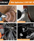 Seventeen Piece Screw Extractor Set With Three Eighths Inch Drive Easy Out For Stripped Screws Bolts And Nuts in use on various fasteners