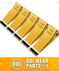 5 Pack 230 Series Excavator Bucket Teeth With 23 Pin Flex Pins Fits 23 And 230 Series Skid Steer Loaders And Excavators Durable Wear Parts For Heavy Duty Digging, five teeth with pins