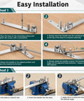 Super Tough Manual Rebar Bender Mini Tubing Wire Bending Tool Crafted From Durable Steel For Precise Rod Shaping installation guide.