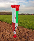 Manual Standing Seeder Workhorse Adjustable Handheld Seeding Machine and Fertilizer Spreader for Garden Crops in field