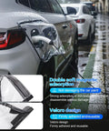 Rock Solid Magnetic EV Charger Port Cover With Premium Leather Edging Built For Steel Frame Electric Rides shown protecting charging port