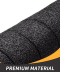 Close-up of Self Adhesive Pipe Insulation Foam Tape For Outdoor Water Lines, black textured surface, premium material