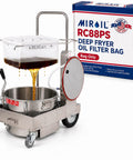 Built Tough Reusable Deep Fryer Filter Bag Slays Heavy Grease And Fine Crumbs Smooth Sixty Quart Operation Zero Hassle Daily Cleanup.