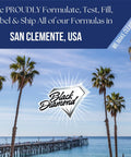 Scenic view of San Clemente pier with palm trees and Black Diamond logo, related to Ultimate Grout Cleaner For Tile Floors That Powers Through Grease, Dirt, And Soap Scum With An Acid Free Deep Clean, Safe On Marble And All Natural Stone, No Harsh Chemicals, Non Abrasive, Non Corrosive, Heavy Duty Formula, 4 Gallons.