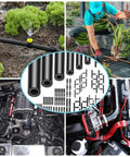 High Temp Silicone Vacuum Hose Kit For Your Car And Engine, 6 Pieces with garden and automotive use examples.