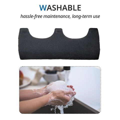 10 Pack Hard Hat Sweatbands For Welding Helmets Washable Reusable Cotton Liner with washing hands demonstration