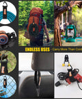 Extension Cord Organizer 16 Inch Holder Storage Straps 10 Pack for Garage and Shed Cable Management Clips And Hangers in use