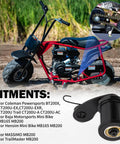 Heavy Duty Metal Chain Tensioner Spring Kit With 1-75 Inch Roller For Coleman Powersports CT200U EX And EXR ATVs To Stop Chains From Loosening And Keep Things Tight, black metal roller