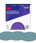 Hookit Foam Disc 5 Inch 5000 Grit For Paint Finishing System next to product packaging