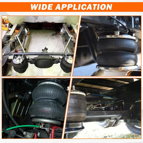 Beefed Up Air Line Kit For Air Spring Bag Suspension With Fittings, 30 Ft PA Hose, Truck and Trailer Air System Upgrade in use