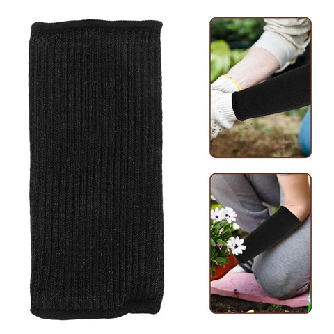 Slap On These Cut Resistant Arm Sleeves Black Two Pack For Welding Woodworking And Mechanic Jobs Heavy Duty Hppe Forearm Guards Keeping Real Trade Workers Safe All Day Long