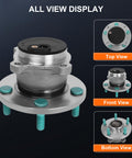 All view display of Rear Wheel Bearing And Hub Assembly 512347 For Mazda 5 2006 2017 ABS Models And Mazda 3 2004 2013 ABS Models.