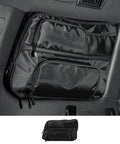 Toyota Land Cruiser Rear Side Window Hanging Bag Organizer For 2024 2025 2026 LC250 Prado Canvas Storage Box Interior Organizer Durable Tear Resistant Tuning Accessory 1 Left Side Bag installed in vehicle