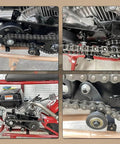 Heavy Duty Metal Chain Tensioner Spring Kit With 1-75 Inch Roller For Coleman Powersports CT200U EX And EXR ATVs To Stop Chains From Loosening And Keep Things Tight, ATV chain installed