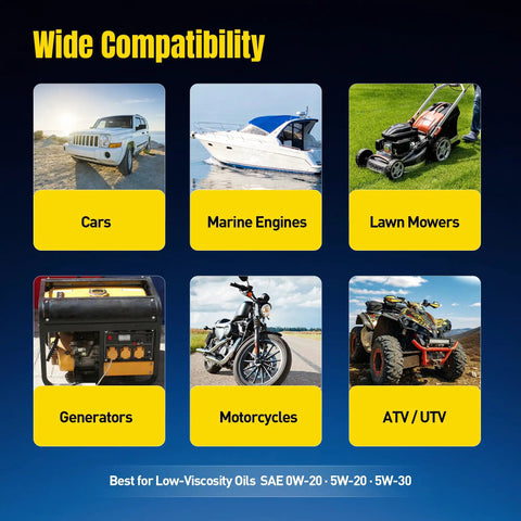 Wide compatibility image showcasing Heavy Duty 12V Electric Oil Extractor Pump For Slick Engine Swaps And Hassle Free Transmission Fluid Removal