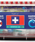 Marine Waterproof First Aid Kit For Boat Kayak And Beach With Floating Hard Case And Emergency Medical Supplies Survival Gear And Safety Essentials For All Water Adventures, red waterproof case