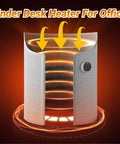 Under Desk Leg Warmer Heater With Six Temperature Settings And Timer Five Second Rapid Heating Overheat Protection Pink Toaster