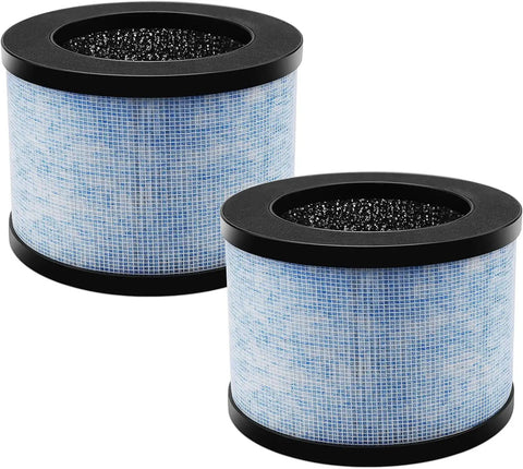 Premium H13 True Hepa Replacement Filters Two Pack Compatible With Aroeve Mk01 Mk06 Kloudi Dh Jh01 Intelabe Epi080 Ep1080 Elechomes Epi081