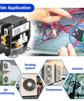 Image displaying the 24V Two Pole HVAC Contactor For Air Conditioners 40A Full Load 50A Resistive UL Certified Replacement Relay for installations in HVAC systems.