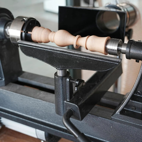 Heavy Duty 12 Inch Tool Rest With 1 Inch Post For Woodturning Lathes Cast Iron Construction With 80mm Post Length 45 Degree Slope