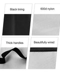 Heavy Duty Waterproof Anti Static Nylon Dust Cover for 3D Printers details: black lining, 600D nylon, thick handles, wiring.