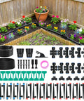 Upgraded 2026 Automatic Drip Irrigation Kit with quick connect PE tubing and 30 adjustable emitters for garden setup