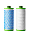 Claryum Filter Replacement For The Clean Water Filter Two Stage 2 Pack Compatible With AO US 200 R, green and blue cartridges.