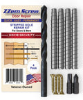 Package of 4 Pack Permanent Door Hinge Repair Kit For Stripped Screw Holes Fix Loose Hinges Fast Reinforce Door Jambs