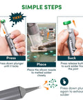 Instructions for using Handheld No Power Needed Desoldering Sucker With Silicone Tip Self Cleaning Solder Vacuum Pump One Shot Max Suction