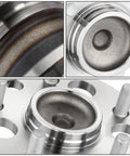 Close-up of Rear Wheel Bearing Hub Assembly With ABS Sensor Plug for Toyota Sienna 1998 Through 2003 showing detail