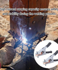 Multifunction 500A Ground Clamp With Ergonomic Grip Perfect For TIG Plasma Cutting Heavy Duty Welders And Stable Connections That Rock Hard in use during welding with high current.