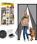 Self Sealing Magnetic Screen Door For Pets And Kids With Hands Free Entry Keeps Bugs Out Heavy Duty Mesh Curtain