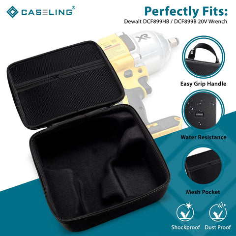 Open Custom Molded EVA Hard Case For DeWalt 20V Max XR DCF900B DCF899HB DCF899B DCF899P1 DCF899P2 Impact Wrenches