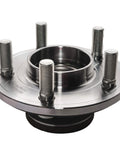 Beefy Pair Front Wheel Bearing Hubs Assembly For Dodge Challenger Charger Magnum And Chrysler 300 5 Lug Front Hub Kit Replacement Fits 2005 2014 RWD Models Including SRT Versions showing a close-up of single hub with 5-bolt pattern and ABS encoder
