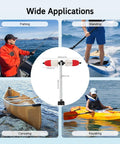 Wide applications of Portable Kayak Stabilizers Kit for Most Kayaks and Canoes with Quick Release Outriggers, Solid HDPE Floats