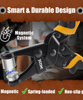 2 In 1 Grommet Tool Kit With Twist Change Heads 12mm And 10mm Magnetic Punching System for canvas, leather, tarps DIY.