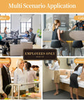 Employees Only Sign for Doors and Walls Two Pack Self Adhering Staff Only Sign 9 by 3 Inches Weather Resistant use in offices