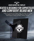 Beard Shaping Tool With Pencil For Men The Ultimate At Home Beard Lineup Kit With Comb for Pro Edges and Precise Lines