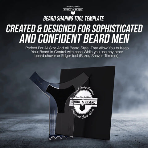 Beard Shaping Tool With Pencil For Men The Ultimate At Home Beard Lineup Kit With Comb for Pro Edges and Precise Lines