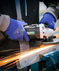 Level 5 Cut Resistant Work Gloves With Nitrile Palm Grip For Dry To Oily Surfaces used in grinding metal